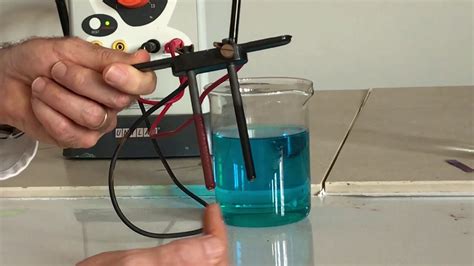 The Electrolysis Of Copper Chloride Youtube