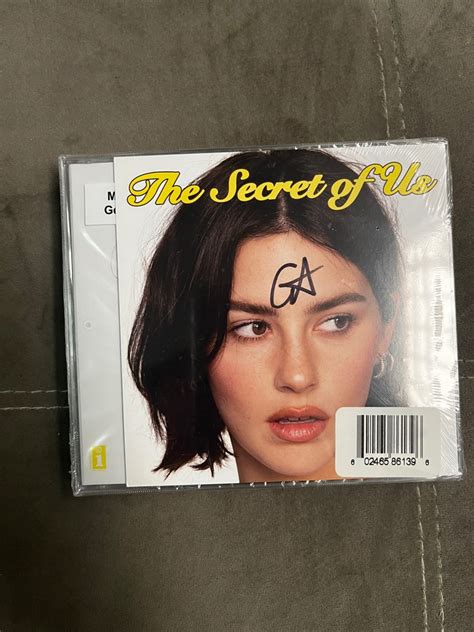 The Secret Of Us Signed Cd Gracie Abrams Hobbies And Toys Music And Media Cds And Dvds On Carousell