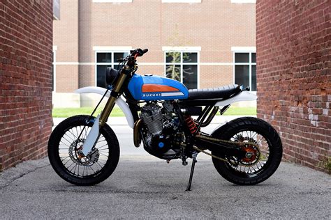 Retro Scrambler Suzuki Dr By Parr Motorcycles Pipeburn