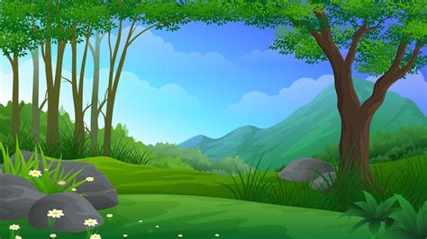 537 Background Hutan Cartoon For FREE - MyWeb