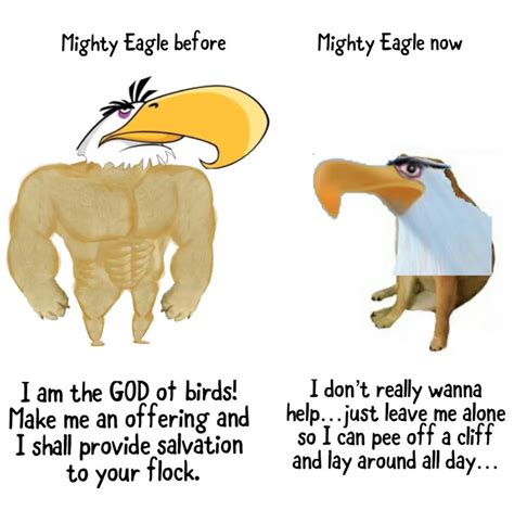 Mighty Eagle Blank Template Imgflip