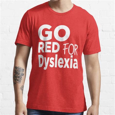 Go Red For Dyslexia Awareness See Dyslexia Differently Support