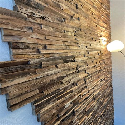 Wandverkleidung Teak Holz Tischtrenddepot