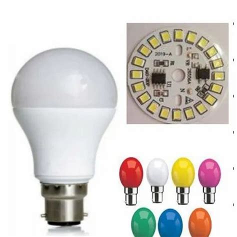 Cool Daylight Pbt Body Led Bulb Raw Materials Philips Type At Rs