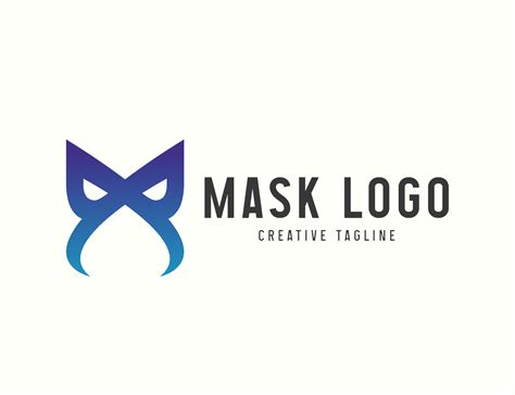 Mask logo design 11415014 Vector Art at Vecteezy