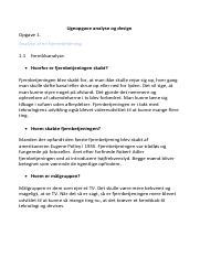 Ugeopgave Analyse Og Design Pdf Ugeopgave Analyse Og Design Opgave 1