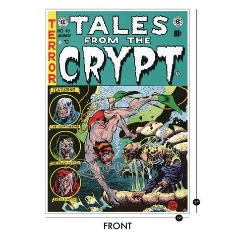 FEB239391 EC COMICS TALES FROM THE CRYPT NO 40 LARGE FORMAT PRINT