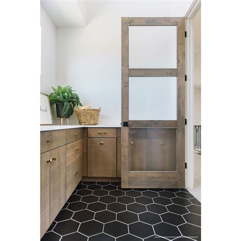 Black Hexagon Floor Tile Bathroom Ideas Viewfloor Co