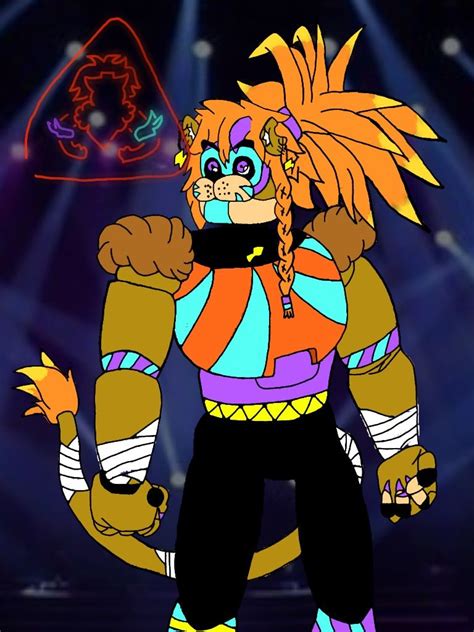 Glamrock Lion Fnaf Sb