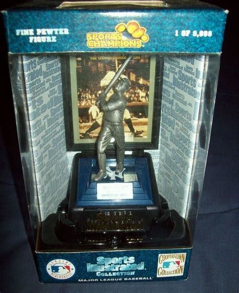 Sports Illustrated Babe Ruth Limited Edition Pewter Figure Ebay