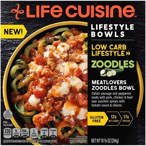 Life Cuisine Low Carb Bowls Denny Jameson