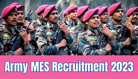 Mes Recruitment Notification Pdf Release For Vacancies