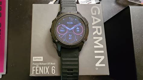 Garmin Fenix 6 Sapphire Carbon grey DLC 46mm | WatchUSeek Watch Forums