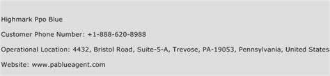 Highmark Ppo Blue Contact Number | Highmark Ppo Blue Customer Service Number | Highmark Ppo Blue ...
