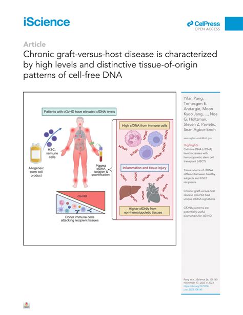 Pdf Chronic Graft Versus Host Disease Is Characterized By High Levels