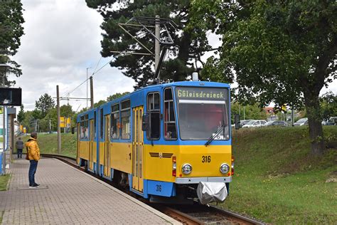 Гота Tatra KT4DC Z 316 Фото Городской электротранспорт