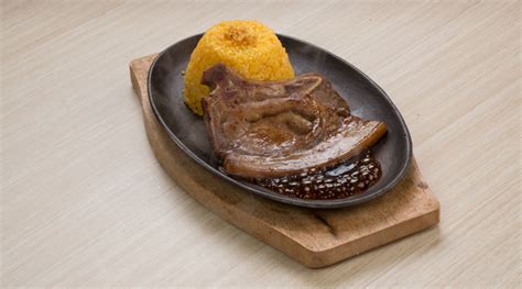 Sizzling Porkchop With Rice Merzci