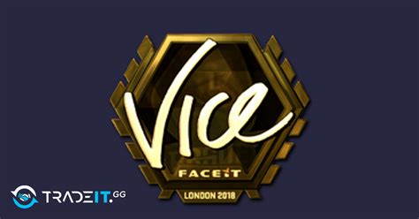 Sticker Vice Gold London 2018 Tradeit