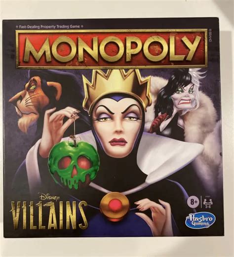 HASBRO GAMING MONOPOLY Disney Villains Edition jeu de société