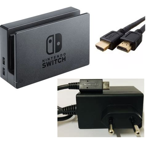 Dock Carregamento Nintendo Switch Fonte Original Cabo Hdmi Mercadolivre