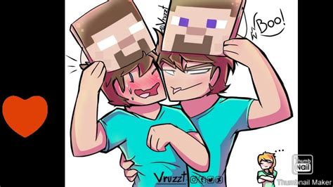 Herobrine X Steve X Vruzzt 😐 Youtube Minecraft Anime Minecraft