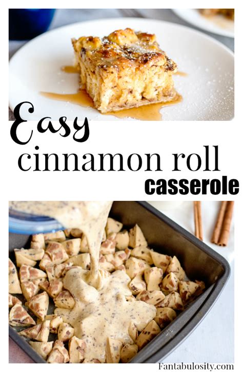 Easy Cinnamon Roll Casserole Recipe Using Pillsbury Refrigerated Ro Pillsbury Cinnamon Roll