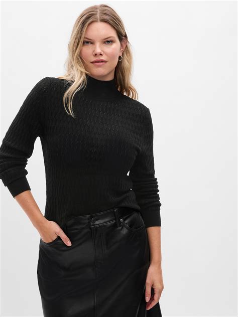 Pointelle Turtleneck Sweater Gap