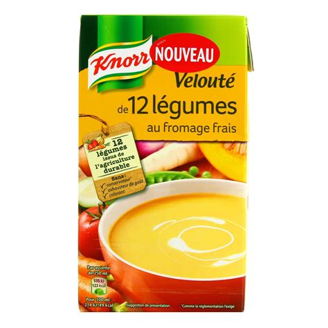 Livraison Domicile Knorr Velout De L Gumes Au Fromage Frais L