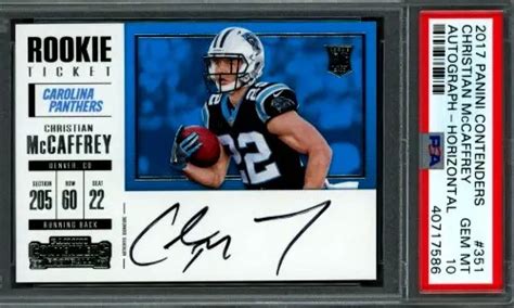 Christian McCaffrey Rookie Card - Top 5 Cards and Buyers Guide