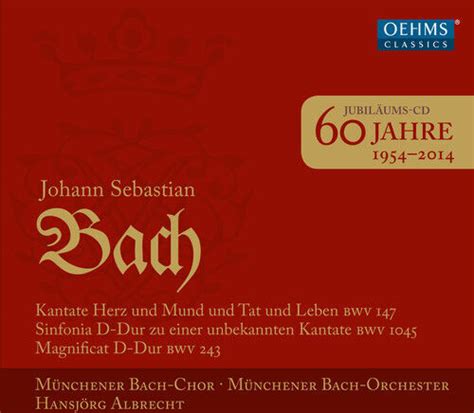 M Nchner Bach Chor 60 Years Of Munich Bach Choir New CD