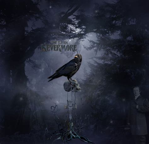 Nevermore the raven by magicsart on DeviantArt