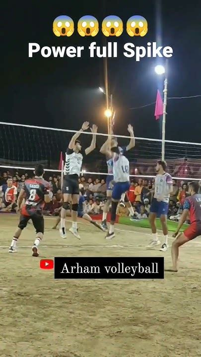 Volleyball Power Full Spike💥💪😱 Volley Trending Video Shorts