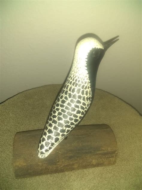 Paul Mcneal Hand Carved Painted Folk Art Shorebird Plover Ebay