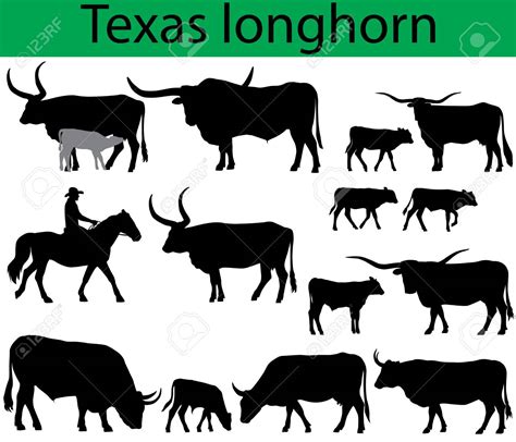 longhorn silhouette clipart 10 free Cliparts | Download images on ...