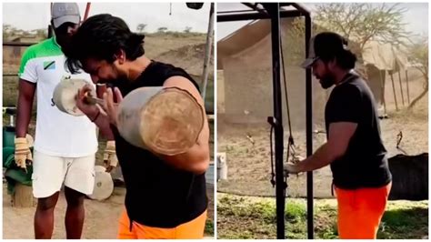 Africa Diaries Ram Charan Slips Into Hulk Mode Shares His Workout