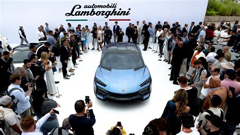 Lamborghini Unveils Its First Pure Electric Fourth Model Concept The