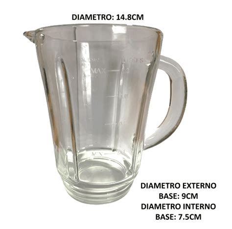 Vaso Juguera Oster Base Ancha Vidrio My Home Solutions