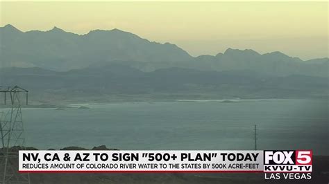 Nevada Western States To Sign Voluntary Cutbacks Of Colorado River