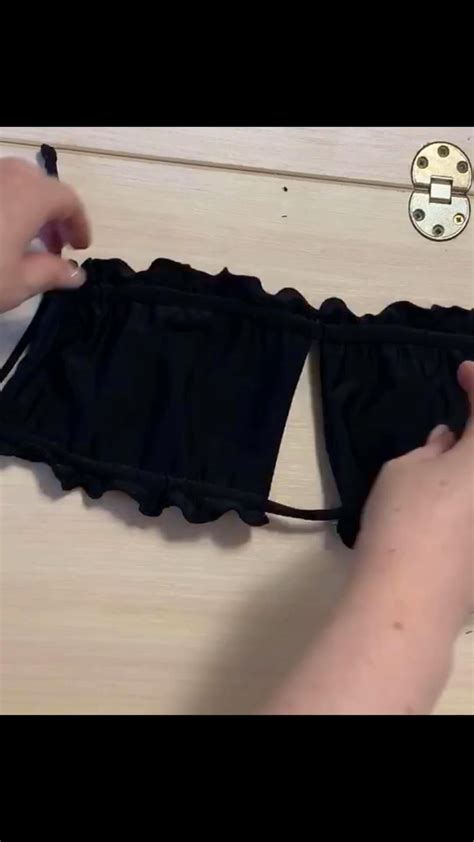 Diy Sewing Gathered Swimwear Bikini Top Artofit