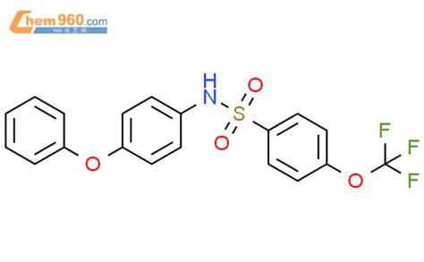 562079 12 3 Benzenesulfonamide N 4 Phenoxyphenyl 4 Trifluoromethoxy