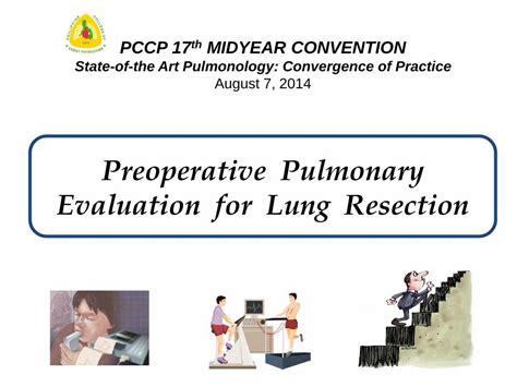 Pdf Preoperative Pulmonary Evaluation For Lung Resection