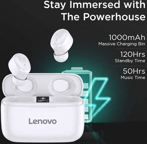 Lenovo True Wireless Stereo In Ear Earphone Ht18 White Buy Best