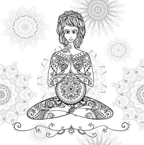 Pregnant Woman Coloring Pages At Free Printable