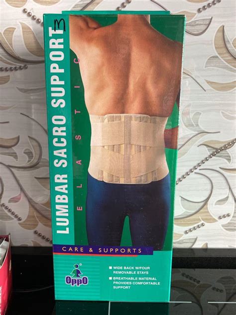 Oppo Lumbar Sacro Support Health And Nutrition Braces Support