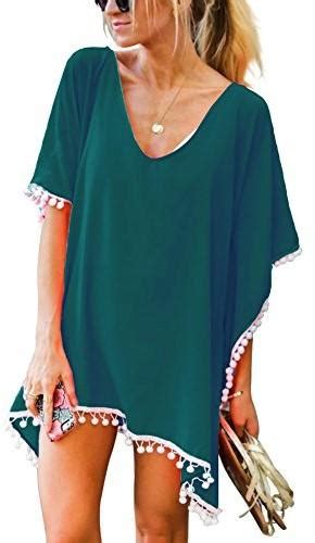 Pinkmilly Damskie Ponczo Na Pla Lato Tunika Sukienka Pla Owa Bikini Cover Up Jeden Rozmiar