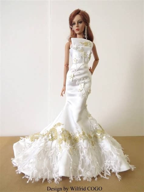 Design By Wilfrid Cogo Added A Design By Wilfrid Cogo Barbie Wedding Dress Barbie Gowns