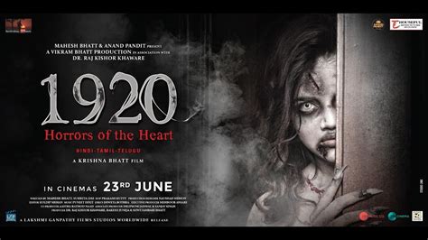 1920 Horrors Of The Heart Motion Poster Mahesh Bhatt Vikram Bhatt