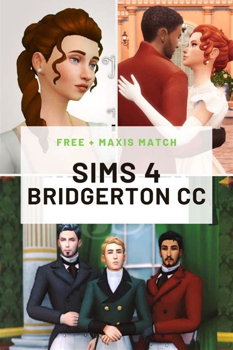 33 Breathtaking Sims 4 Bridgerton Cc Items And Must Have Mods For Regency Gameplay Artofit