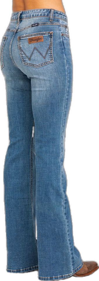 Wrangler Womens Retro Mae High Rise Flare Jeans Best Jeans For Women