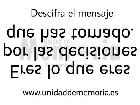 Descifra El Mensaje Os Animamos A Conocer Nuestra Labor Entrando En La